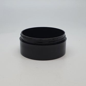 50gm SLIMLINE JAR BLACK PP HEAVY WALL 70mm 400