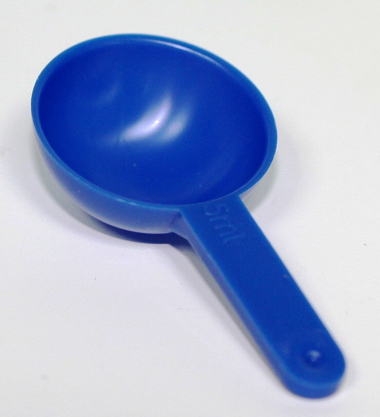 Blue Mini Measure 5ml BLUE MEASURING SCOOP – Cascelloid
