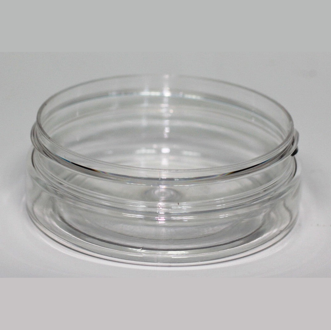 50ml SQUAT PET JAR CLEAR 70mm 400 STRAIGHT SIDED