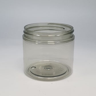 200ml STRAIGHT SIDED JAR 100% RECYCLED PET (PCR) 70mm 400