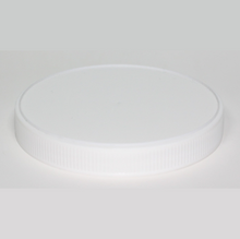 Load image into Gallery viewer, 100mm 400 WHITE PP EPE LINED RIBBED CAP
