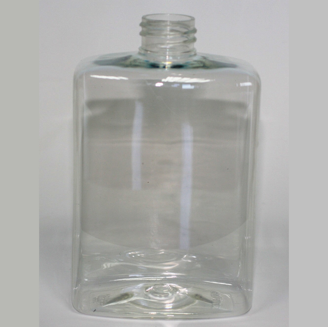 500ml CLEAR SQUARE ANTI BAC CLEAR PET 28mm 410