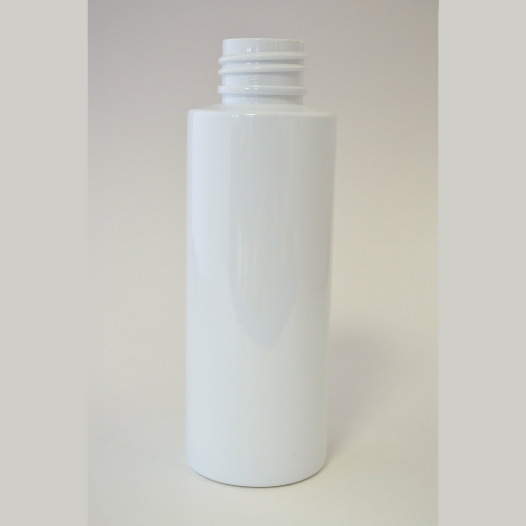 100ml CYLINDRICAL WHITE PET 24mm 410