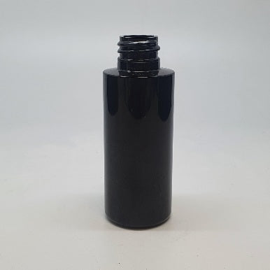 50ml CYLINDRICAL BLACK PET 20mm 410