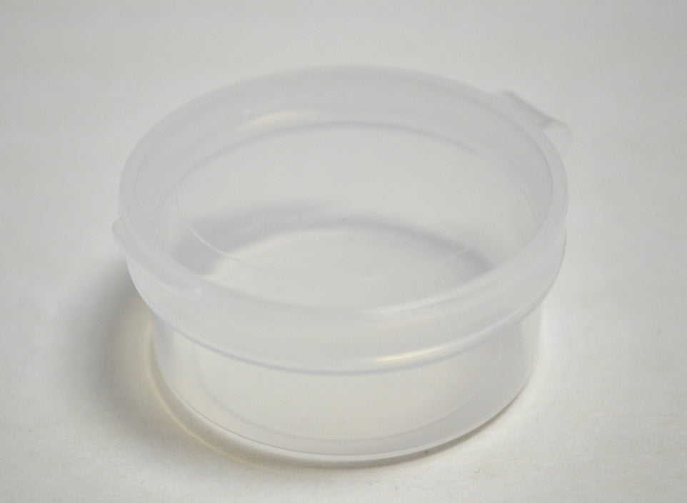 10ml POT NATURAL & HINGED LID