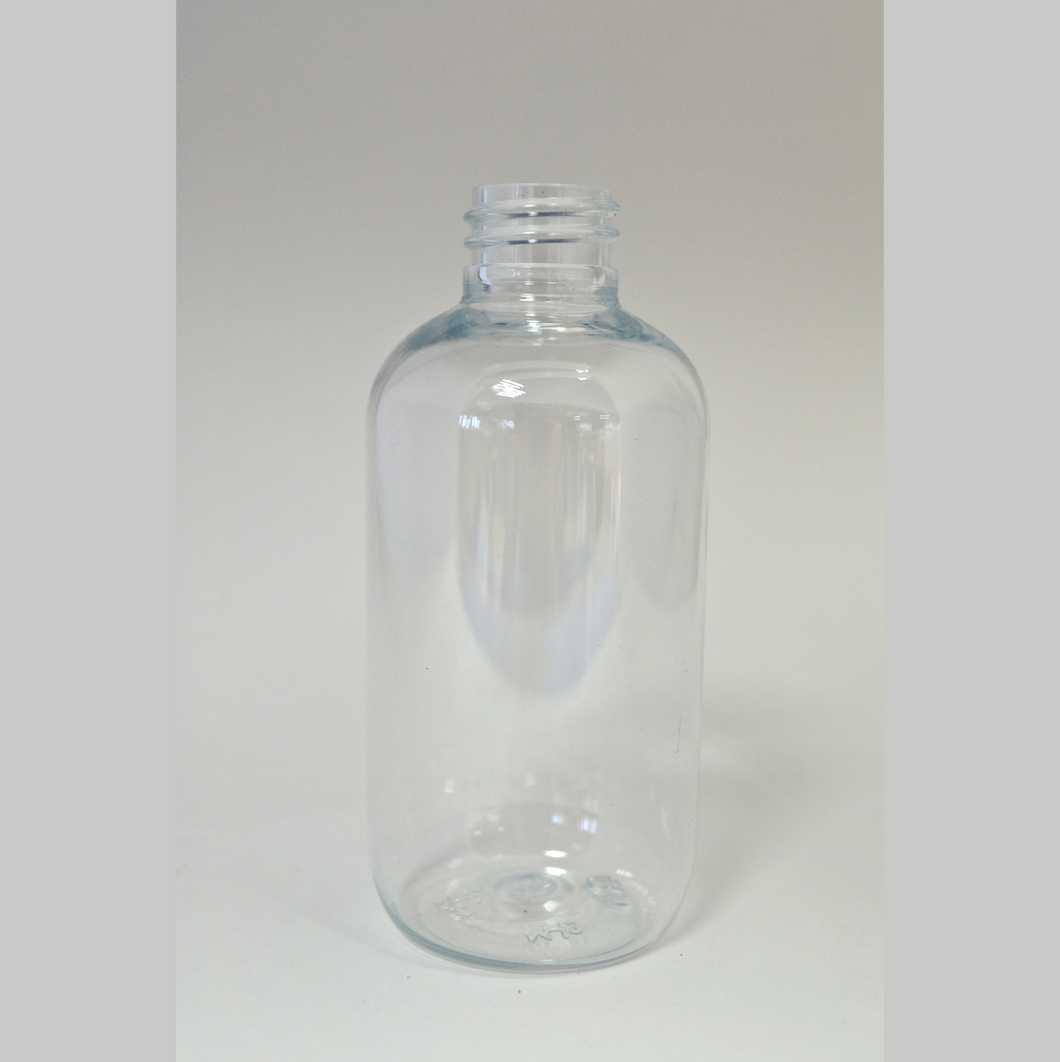 100ml BOSTON ROUND CLEAR PET 20mm 410