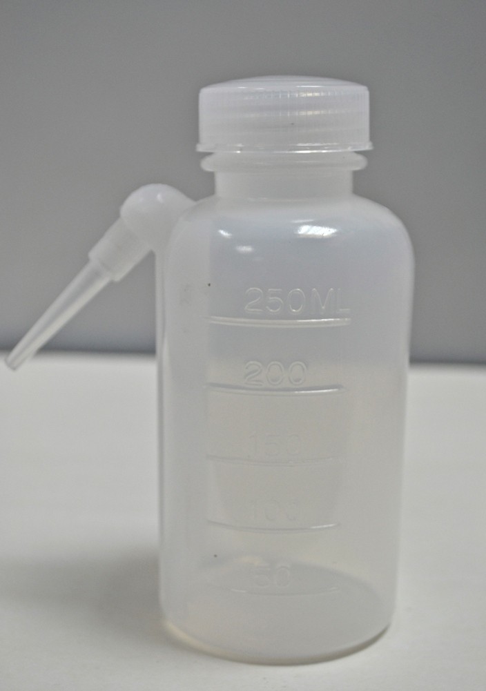 250ml WASHBOTTLE GRAD ONE PEICE NATURAL LDPE