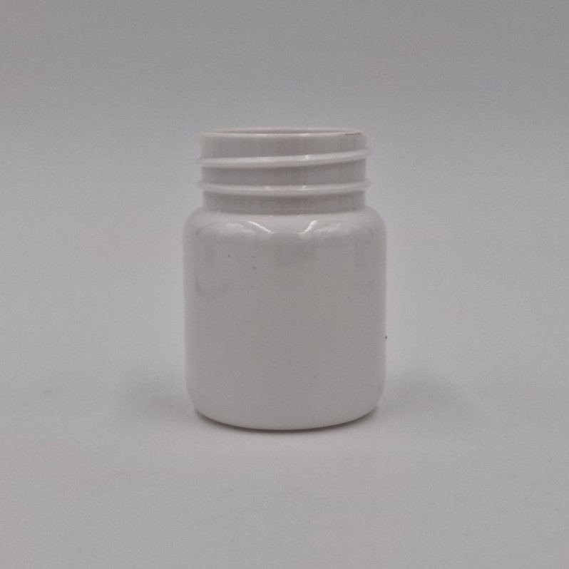 65ml WHITE JAR 38mm 400 30% PCR