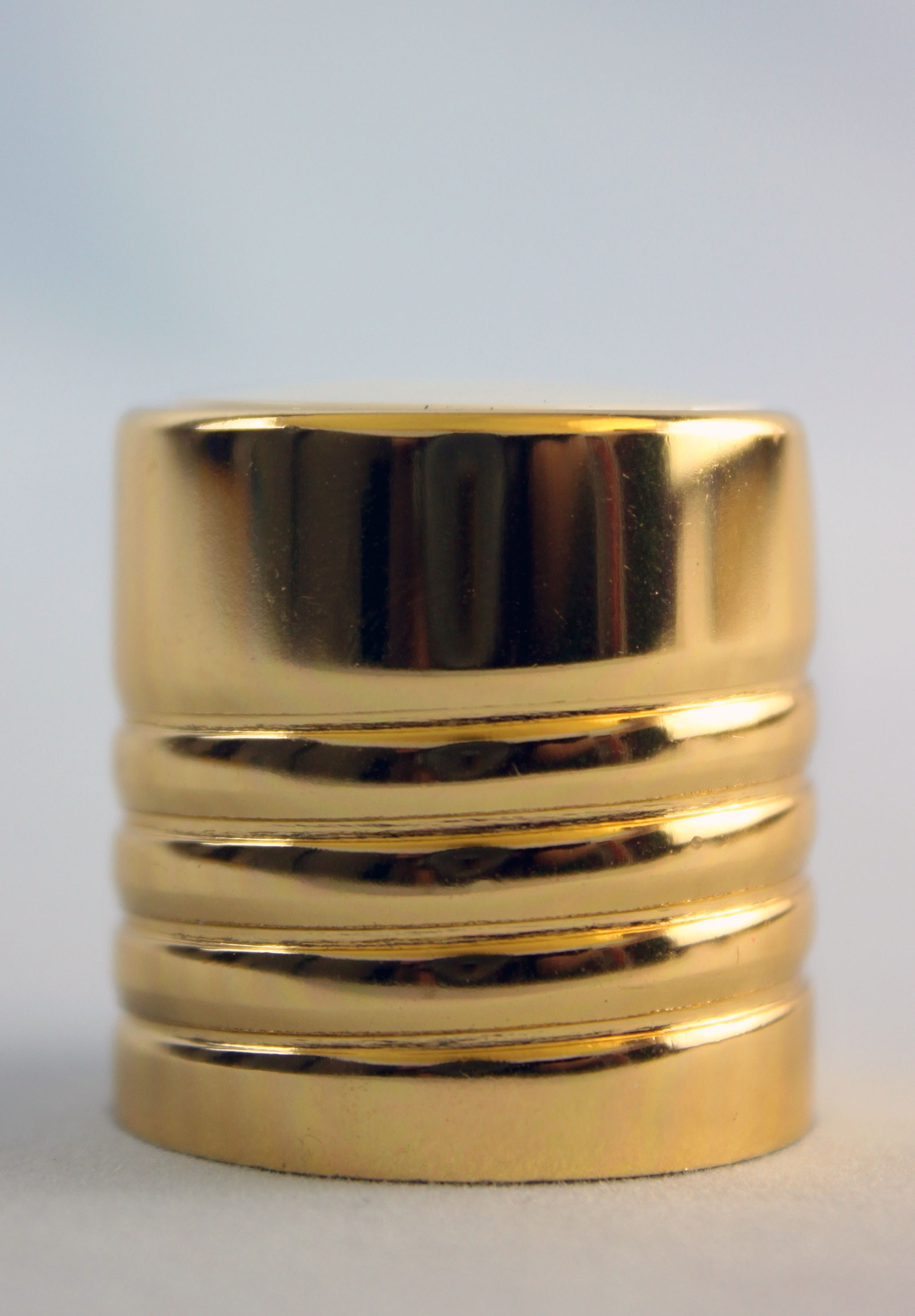 24mm 410 GOLD/WHITE DISC TOPS EXPOSED THREAD