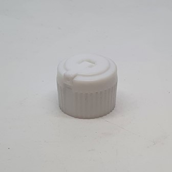 22mm 410 VARIABLE ANGLE CAP WHITE LDPE