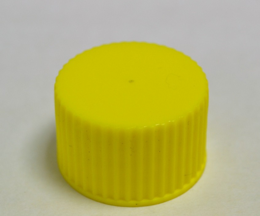 28mm 410 RIBBED CAP WADDED YELLOW