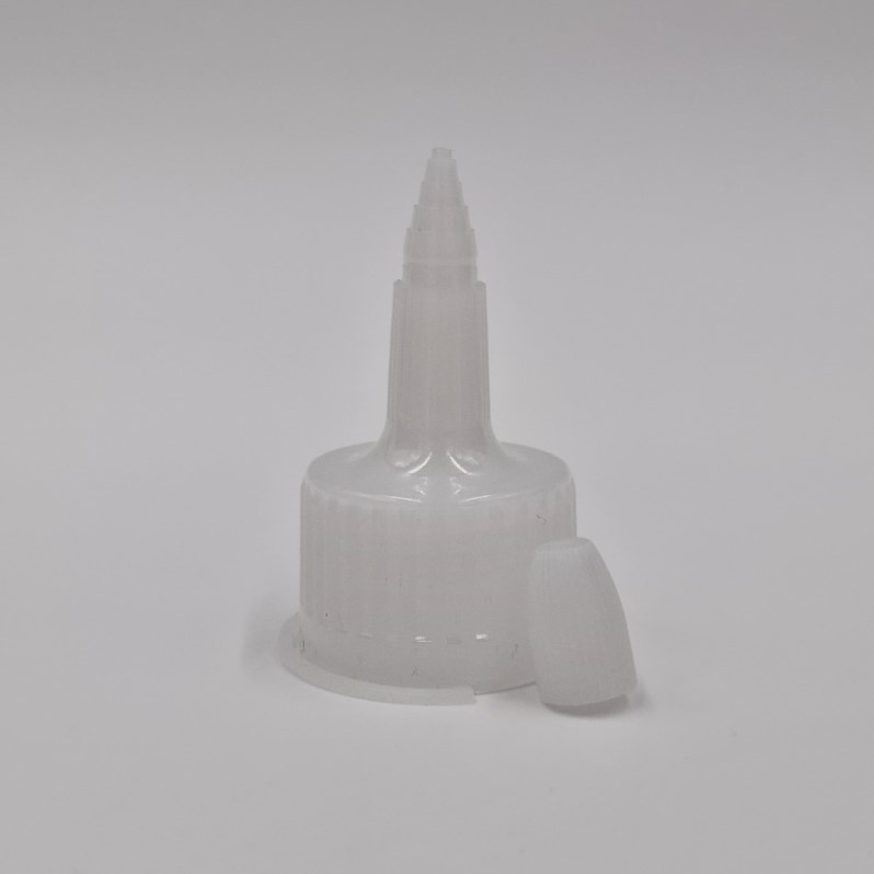 28mm 410 NATURAL STEPPED NOZZLE WITH RESEALABLE END TIP