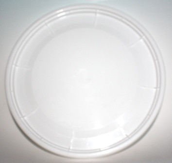 LID TO SUIT 16, 20 & 25ltr BUCKET WHITE PP