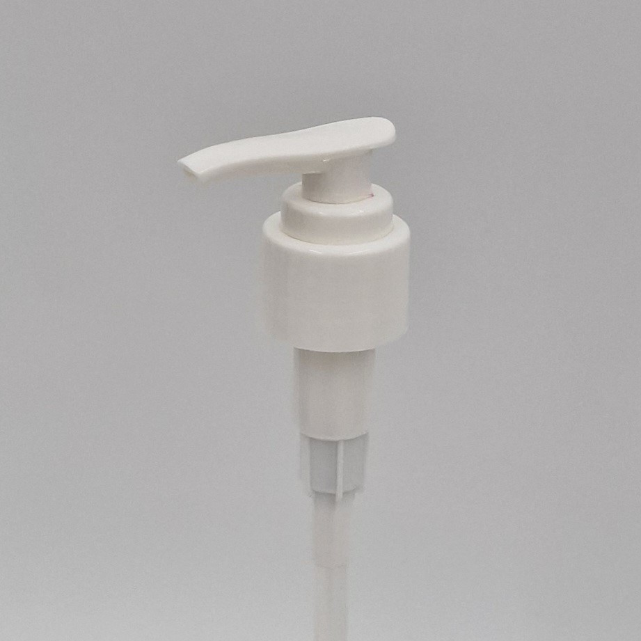 24mm 410 WHITE SMOOTH LOTION PUMP SADDLE HEAD