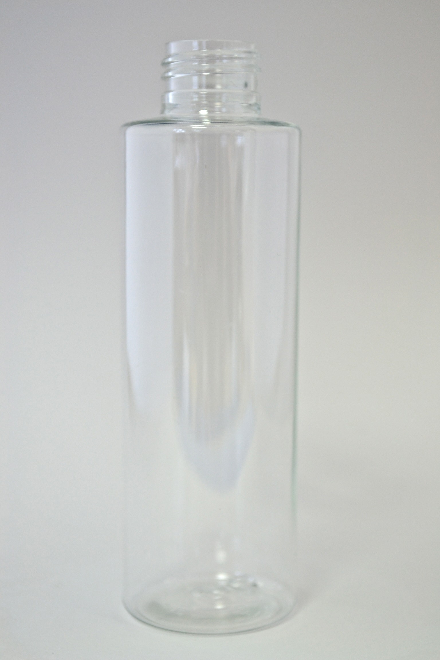 150ml CYLINDRICAL CLEAR PET 24mm 410