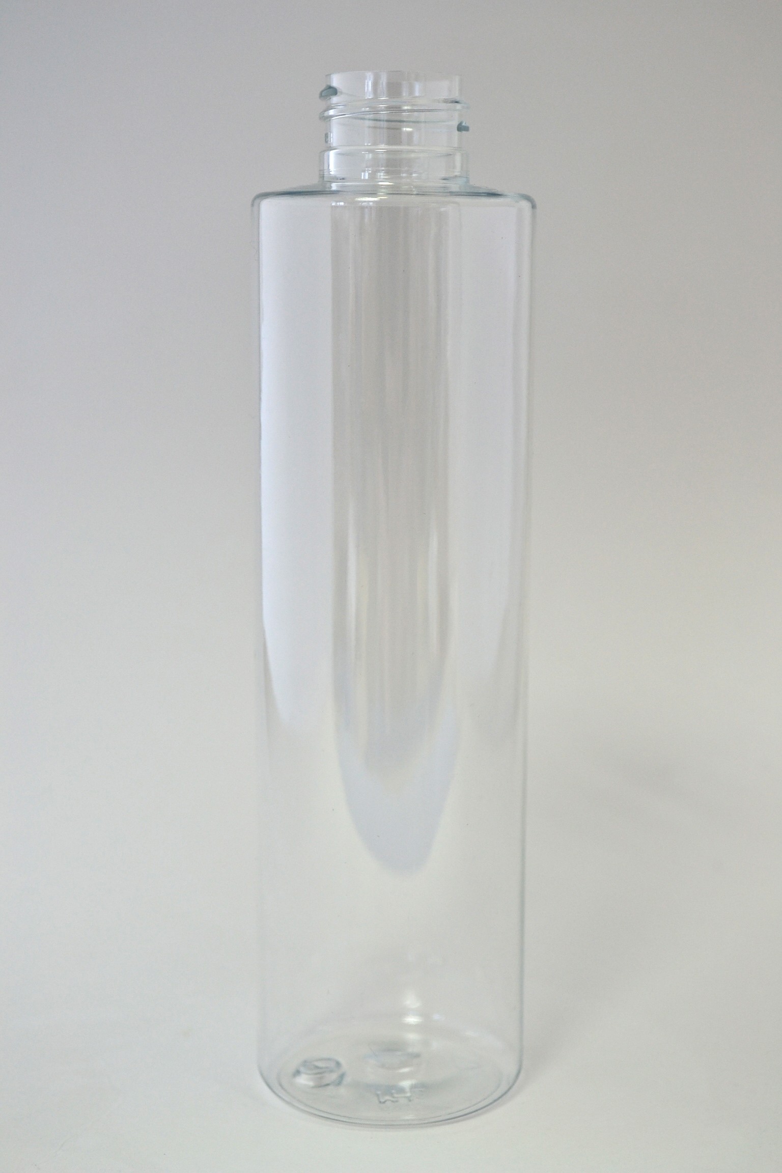 200ml CYLINDRICAL CLEAR PET 24mm 410