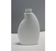 250ml SHAPED TRIGGER FLASK WHITE HDPE 28mm 410