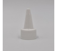 24mm 410 2 PART SPOUTED CAP SCREW TOP WHITE & EPE LINER