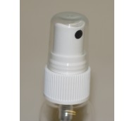 20mm 410 ATOMISER WHITE RIBBED &  BLACK ORIFACE CUP (0.15ml OUTPUT)