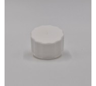28mm 410 RIBBED CAP WADDED WHITE