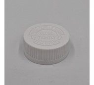 38mm WHITE CLIC LOC CAP WITH IHS LINER FOR HDPE