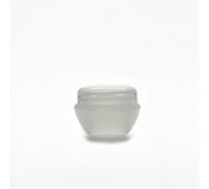 5ml COSMETIC JARS NATURAL COMPLETE WITH SHIVE & LID 