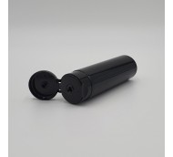 100ml TUBE BLACK LDPE FLIP TOP (3mm Oriface) 40mm X 119mm