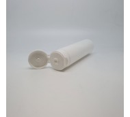 100ml TUBE WHITE LDPE FLIP TOP (3mm Oriface) 40mm X 119mm