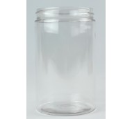 400ml STRAIGHT SIDED CYL CLEAR PET 70mm 400