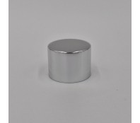20mm 410 SMOOTH WADDED CAP SHINY SILVER