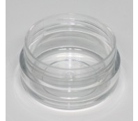10ml SQUAT OPAL CLEAR CRYSTAL JAR