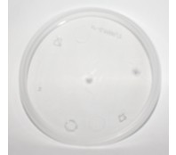 LID TO SUIT 1000ml SQUAT BUCKET CLEAR POLYPROP