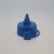 32mm 410 SPOUT BLUE WITH RECTANGULAR SPOUT TO DISPENSE A RIBBON OF PRODUCT